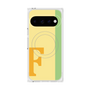 プレミアムスクエアケース with Pixelsnap［ オリジナル - initial color line - F yellow ］