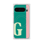 プレミアムスクエアケース with Pixelsnap［ オリジナル - initial color line - G green ］