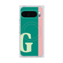 プレミアムスクエアケース with Pixelsnap［ オリジナル - initial color line - G green ］