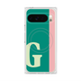 プレミアムスクエアケース with Pixelsnap［ オリジナル - initial color line - G green ］