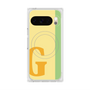 プレミアムスクエアケース with Pixelsnap［ オリジナル - initial color line - G yellow ］