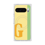 プレミアムスクエアケース with Pixelsnap［ オリジナル - initial color line - G yellow ］