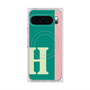 プレミアムスクエアケース with Pixelsnap［ オリジナル - initial color line - H green ］
