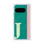 プレミアムスクエアケース with Pixelsnap［ オリジナル - initial color line - J green ］