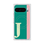 プレミアムスクエアケース with Pixelsnap［ オリジナル - initial color line - J green ］