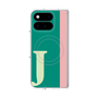 プレミアムスクエアケース with Pixelsnap［ オリジナル - initial color line - J green ］