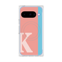 プレミアムスクエアケース with Pixelsnap［ オリジナル - initial color line - K pink ］