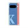 プレミアムスクエアケース with Pixelsnap［ オリジナル - initial color line - K blue ］