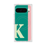 プレミアムスクエアケース with Pixelsnap［ オリジナル - initial color line - K green ］