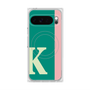 プレミアムスクエアケース with Pixelsnap［ オリジナル - initial color line - K green ］