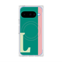 プレミアムスクエアケース with Pixelsnap［ オリジナル - initial color line - L green ］
