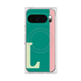 プレミアムスクエアケース with Pixelsnap［ オリジナル - initial color line - L green ］