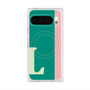 プレミアムスクエアケース with Pixelsnap［ オリジナル - initial color line - L green ］
