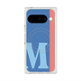 プレミアムスクエアケース with Pixelsnap［ オリジナル - initial color line - M blue ］