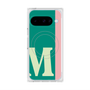 プレミアムスクエアケース with Pixelsnap［ オリジナル - initial color line - M green ］