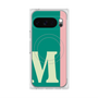 プレミアムスクエアケース with Pixelsnap［ オリジナル - initial color line - M green ］