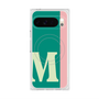 プレミアムスクエアケース with Pixelsnap［ オリジナル - initial color line - M green ］