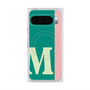 プレミアムスクエアケース with Pixelsnap［ オリジナル - initial color line - M green ］