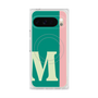 プレミアムスクエアケース with Pixelsnap［ オリジナル - initial color line - M green ］