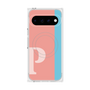 プレミアムスクエアケース with Pixelsnap［ オリジナル - initial color line - P pink ］