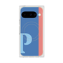 プレミアムスクエアケース with Pixelsnap［ オリジナル - initial color line - P blue ］