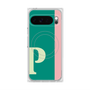 プレミアムスクエアケース with Pixelsnap［ オリジナル - initial color line - P green ］
