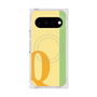 プレミアムスクエアケース with Pixelsnap［ オリジナル - initial color line - Q yellow ］