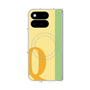プレミアムスクエアケース with Pixelsnap［ オリジナル - initial color line - Q yellow ］