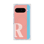 プレミアムスクエアケース with Pixelsnap［ オリジナル - initial color line - R pink ］
