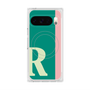 プレミアムスクエアケース with Pixelsnap［ オリジナル - initial color line - R green ］