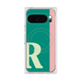 プレミアムスクエアケース with Pixelsnap［ オリジナル - initial color line - R green ］