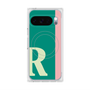 プレミアムスクエアケース with Pixelsnap［ オリジナル - initial color line - R green ］