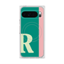 プレミアムスクエアケース with Pixelsnap［ オリジナル - initial color line - R green ］