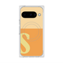 プレミアムスクエアケース with Pixelsnap［ オリジナル - initial two tone - S orange ］