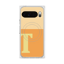 プレミアムスクエアケース with Pixelsnap［ オリジナル - initial two tone - T orange ］