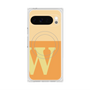 プレミアムスクエアケース with Pixelsnap［ オリジナル - initial two tone - W orange ］