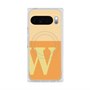 プレミアムスクエアケース with Pixelsnap［ オリジナル - initial two tone - W orange ］