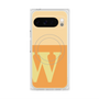 プレミアムスクエアケース with Pixelsnap［ オリジナル - initial two tone - W orange ］