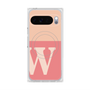 プレミアムスクエアケース with Pixelsnap［ オリジナル - initial two tone - W pink ］