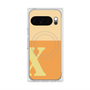 プレミアムスクエアケース with Pixelsnap［ オリジナル - initial two tone - X orange ］