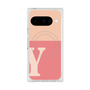 プレミアムスクエアケース with Pixelsnap［ オリジナル - initial two tone - Y pink ］
