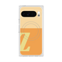 プレミアムスクエアケース with Pixelsnap［ オリジナル - initial two tone - Z orange ］