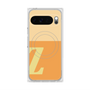 プレミアムスクエアケース with Pixelsnap［ オリジナル - initial two tone - Z orange ］
