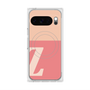 プレミアムスクエアケース with Pixelsnap［ オリジナル - initial two tone - Z pink ］