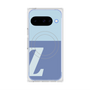 プレミアムスクエアケース with Pixelsnap［ オリジナル - initial two tone - Z blue ］
