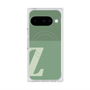 プレミアムスクエアケース with Pixelsnap［ オリジナル - initial two tone - Z green ］