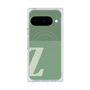 プレミアムスクエアケース with Pixelsnap［ オリジナル - initial two tone - Z green ］