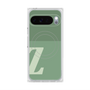 プレミアムスクエアケース with Pixelsnap［ オリジナル - initial two tone - Z green ］