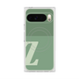 プレミアムスクエアケース with Pixelsnap［ オリジナル - initial two tone - Z green ］