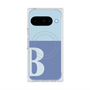 プレミアムスクエアケース with Pixelsnap［ オリジナル - initial two tone - B blue ］